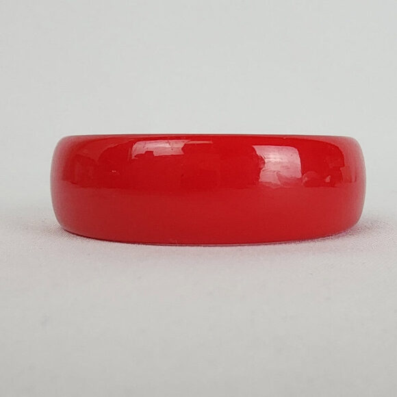 Vintage Red Bangle Bracelet - Picture 2 of 5